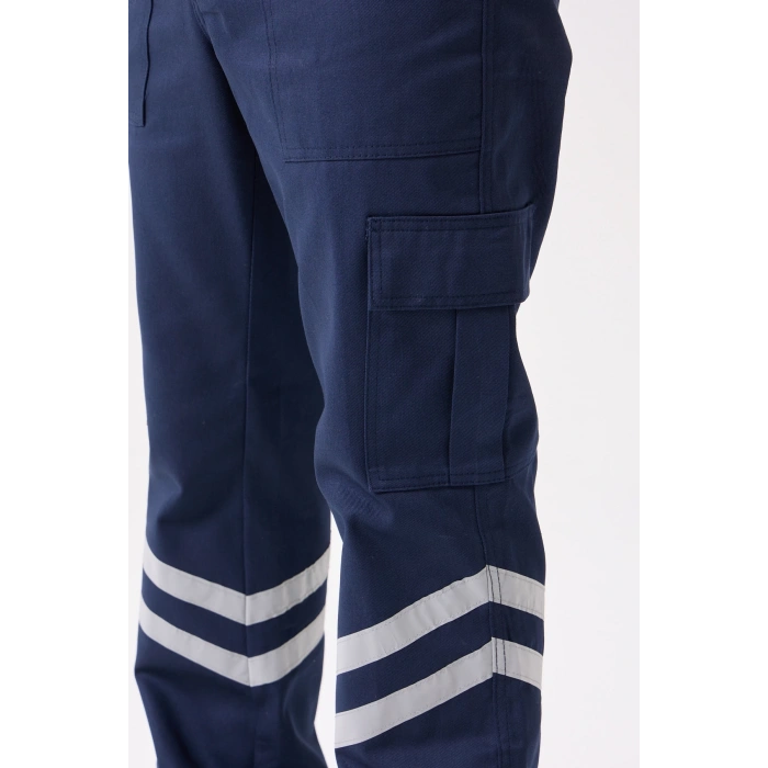 Royal Yazlık Reflektörlü İş Güvenlik Pantolonu 4 Cepli Hafif Ve Dayanıklı