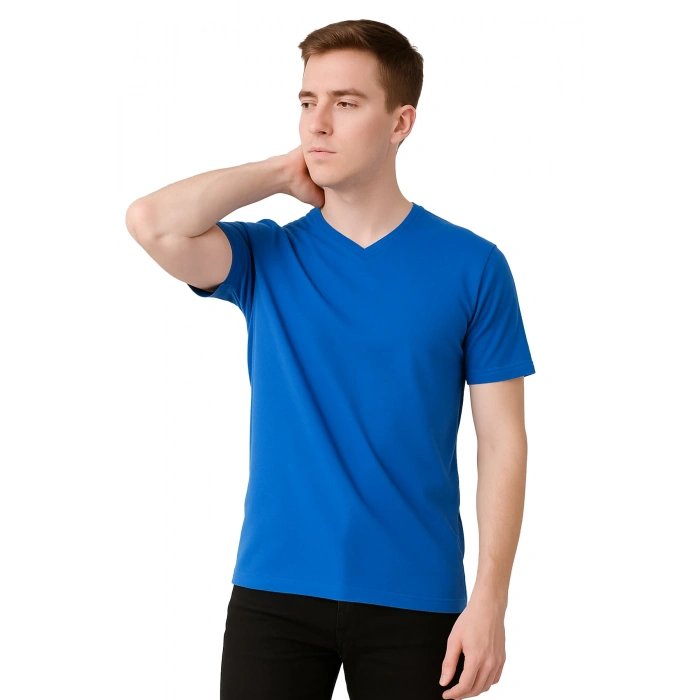 Safe@work V Yaka Kısa Kol İş Tişörtü – Rahat, Nefes Alabilir Ve Çok Renk Seçeneği