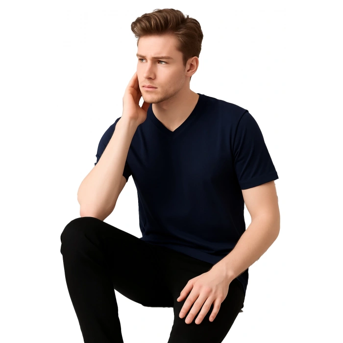 Safe@work V Yaka Kısa Kol İş Tişörtü – Rahat, Nefes Alabilir Ve Çok Renk Seçeneği