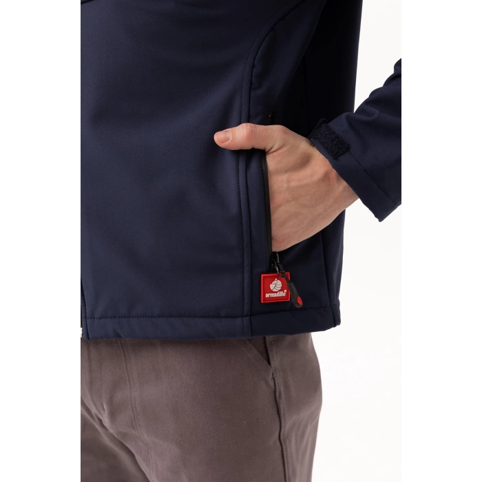 Salina Mont Erkek Su İtici Rüzgar Geçirmez Softshell Kışlık Outdoor Mont