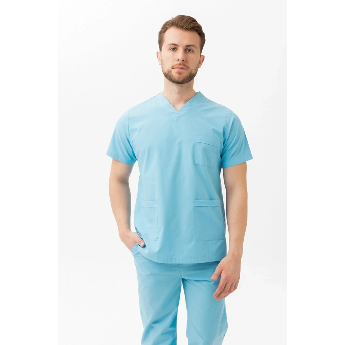 Santolina V Yaka Üniforma - Doktor, Hemşire, Sağlık Çalışanları İçin Rahat Ve Dayanıklı Scrubs