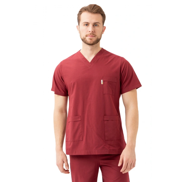Santolina V Yaka Üniforma - Doktor, Hemşire, Sağlık Çalışanları İçin Rahat Ve Dayanıklı Scrubs
