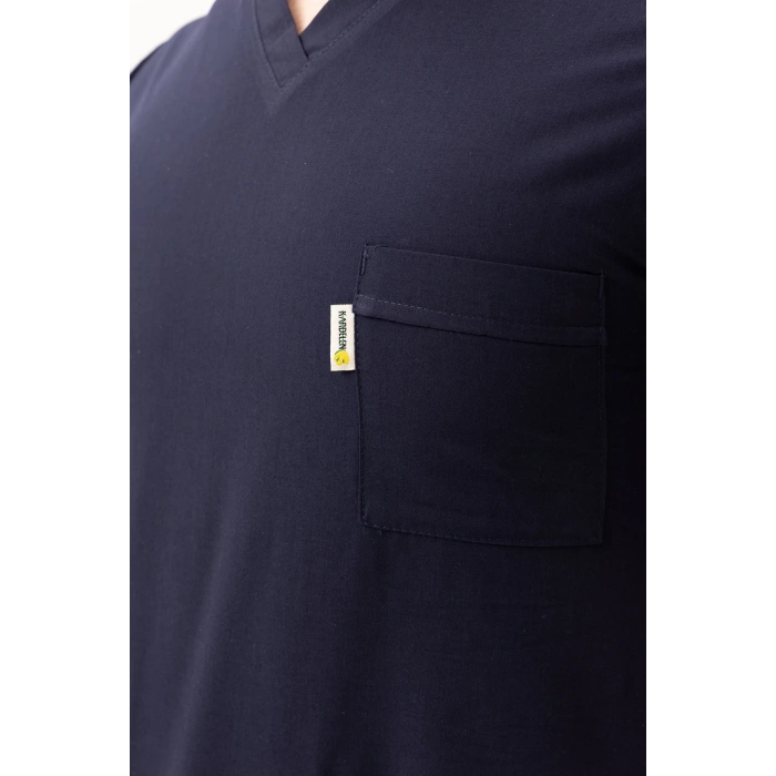 Santolina V Yaka Üniforma - Doktor, Hemşire, Sağlık Çalışanları İçin Rahat Ve Dayanıklı Scrubs