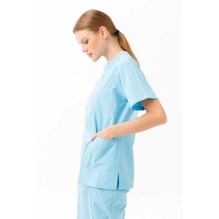 Santolina V Yaka Üniforma - Doktor, Hemşire, Sağlık Çalışanları İçin Rahat Ve Dayanıklı Scrubs