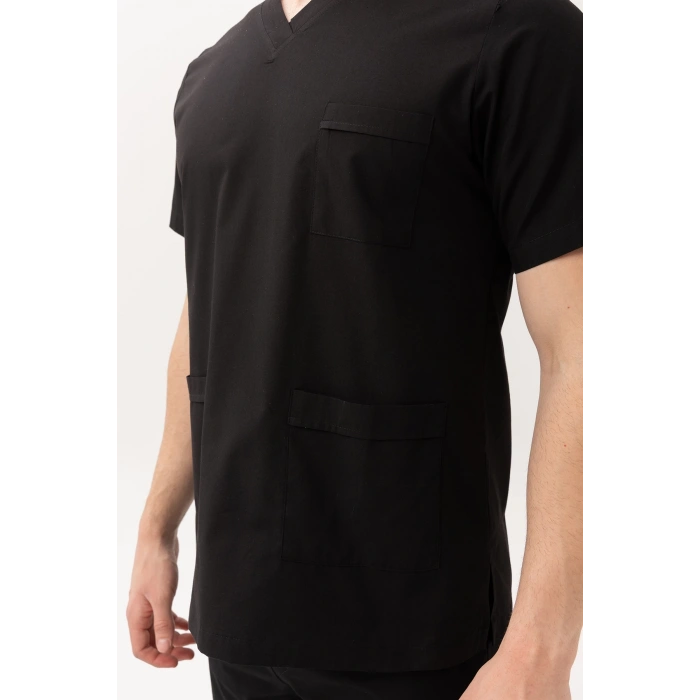 Santolina V Yaka Üniforma - Doktor, Hemşire, Sağlık Çalışanları İçin Rahat Ve Dayanıklı Scrubs