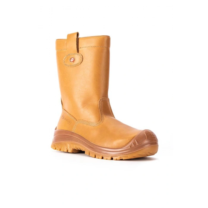 Sixton Montana 81156-07l S3 Kompozit Burunlu İçi Tüylü Deri İş Botu Sarı Src