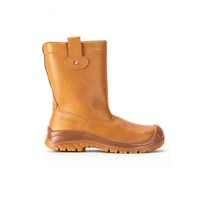 Sixton Montana 81156-07l S3 Kompozit Burunlu İçi Tüylü Deri İş Botu Sarı Src