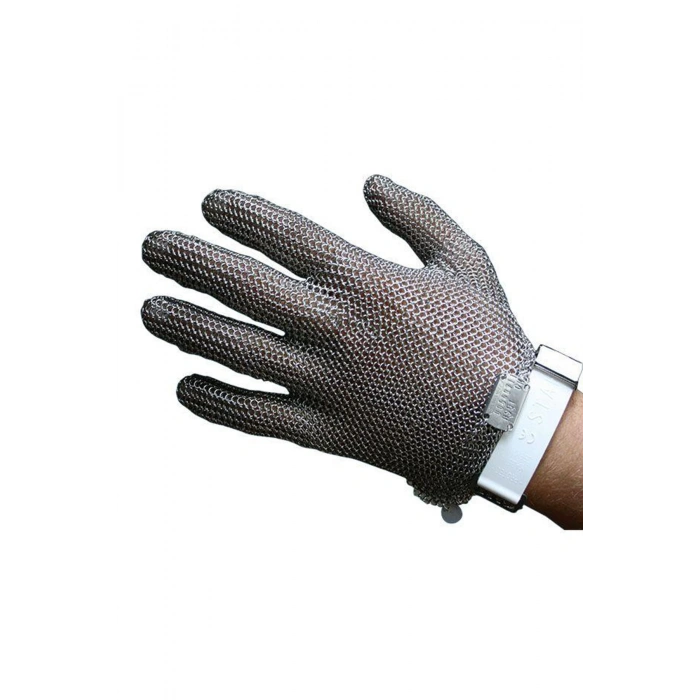 Starline Çelik Örgülü 5 Parmak Kesilmeye Dayanıklı Güvenlik Eldiveni