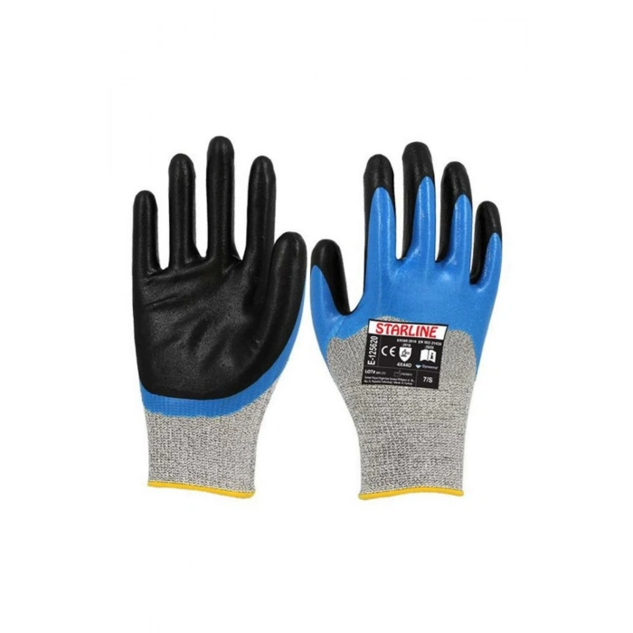Starline E-125620 Köpük Nitril Kaplamalı İş Eldiveni Kaymaz