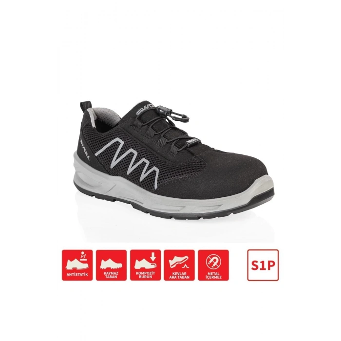 Swolx Aır-x 110 S1p Çelik Burunlu Hafif Nefes Alabilir İş Ayakkabısı