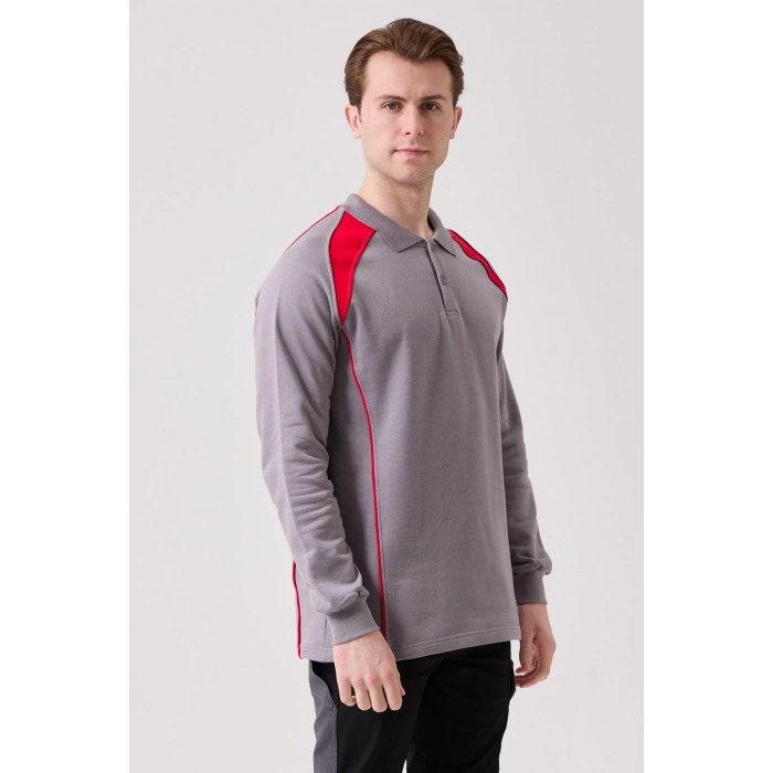 Vancelya Polo Yaka Sweatshirt - Uzun Kollu, Nefes Alabilir, İş Ve Günlük Kullanım İçin