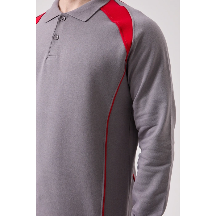 Vancelya Polo Yaka Sweatshirt - Uzun Kollu, Nefes Alabilir, İş Ve Günlük Kullanım İçin