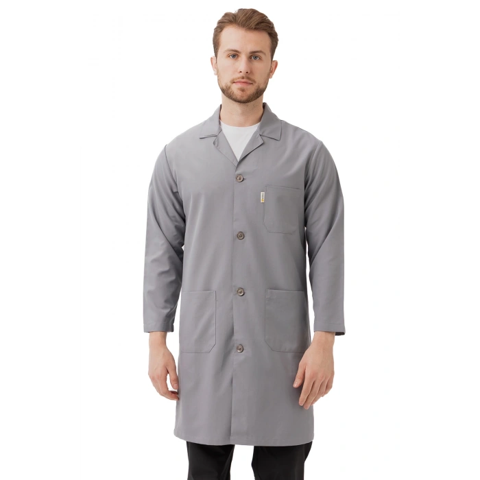 Vanessa Erkek Önlük Klasik Yaka Uzun Kollu Dayanıklı Ve Rahat İş Önlüğü