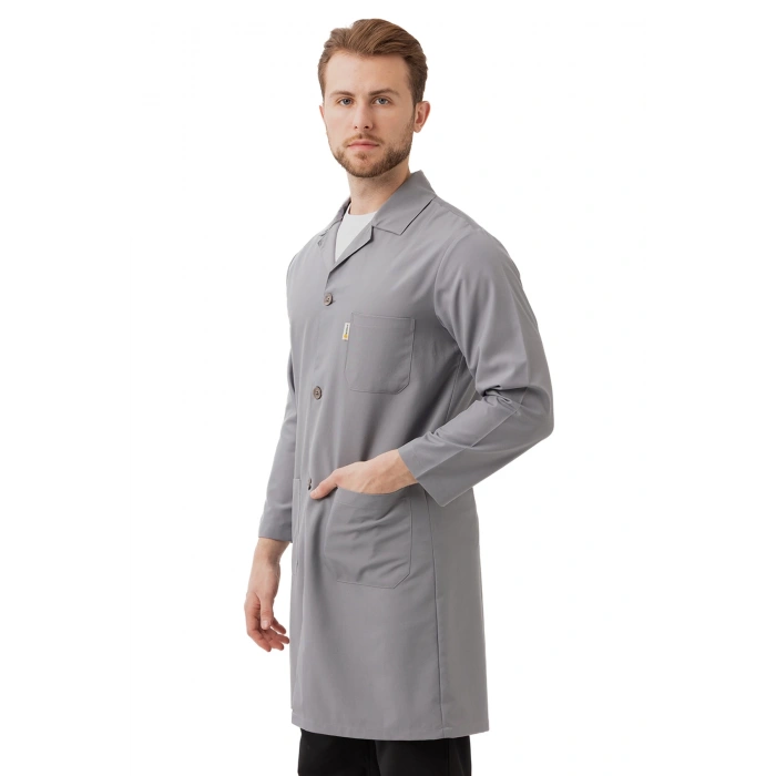 Vanessa Erkek Önlük Klasik Yaka Uzun Kollu Dayanıklı Ve Rahat İş Önlüğü