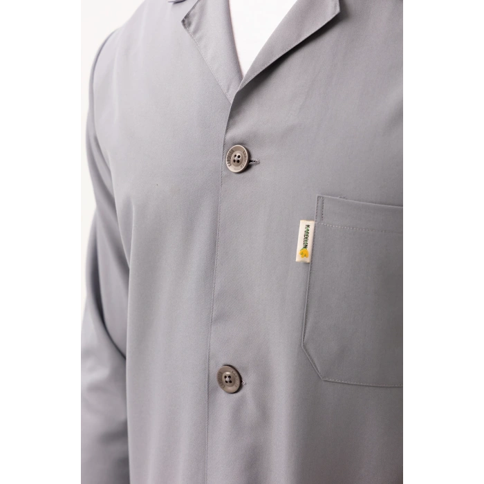 Vanessa Erkek Önlük Klasik Yaka Uzun Kollu Dayanıklı Ve Rahat İş Önlüğü