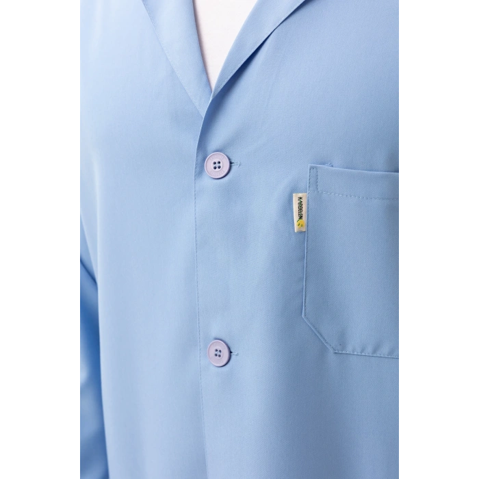 Vanessa Erkek Önlük Klasik Yaka Uzun Kollu Dayanıklı Ve Rahat İş Önlüğü