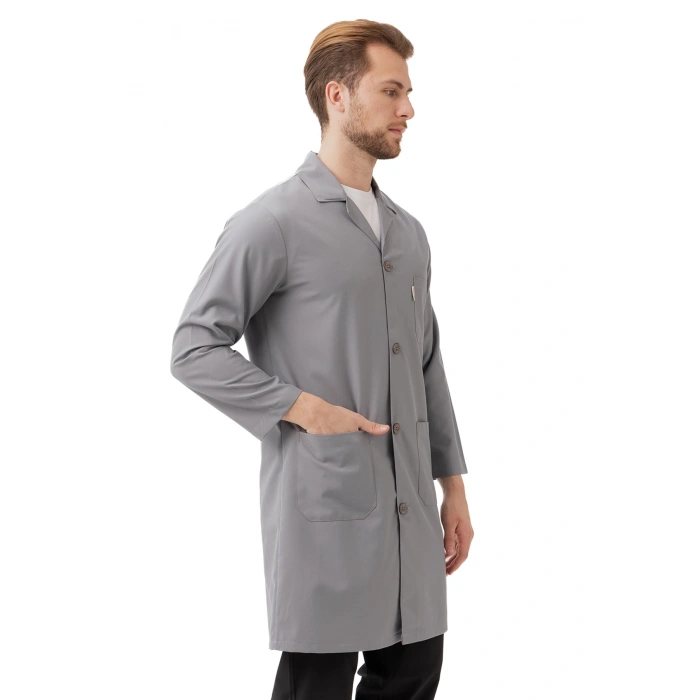 Vanessa Erkek Önlük Klasik Yaka Uzun Kollu Dayanıklı Ve Rahat İş Önlüğü