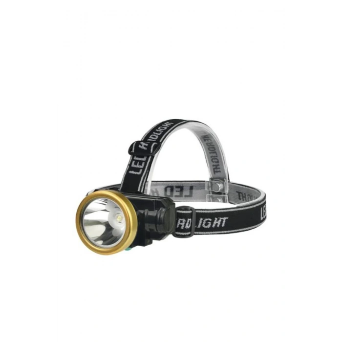 Watton Barete Takılabilir Şarjlı Kafa Feneri Led Işıklı, Ayarlanabilir Kafa Bandı, Uzun Pil Ömrü