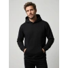 Sanfords Erkek Kordonsuz Kapüşonlu Sweatshirt Hoodie Regular Fit Kanguru Cepli