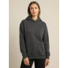 Sanfords Kadın Kordonsuz Kapüşonlu Sweatshirt Hoodie Regular Fit Kanguru Cepli
