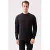 Galanthus Basic Sweatshirt - Uzun Kollu, Pamuklu, Rahat Kesim, Günlük Ve İş Kullanımı İçin