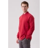 Galanthus Polo Sweat Erkek Uzun Kollu Pamuklu Sweatshirt İş Ve Günlük Kullanım İçin