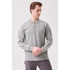 Herba Polo Sweat Erkek Uzun Kollu Pamuklu Sweatshirt İş Ve Günlük Kullanım İçin
