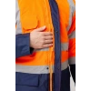Linum Reflektörlü İş Güvenliği Parkası - Su Ve Rüzgar Geçirmez, Yüksek Görünürlüklü Kışlık Mont