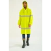Yerli Diz Altı Pardesü Ry 1800 Reflektörlü Su Geçirmez Fosforlu Yağmurluk İş Güvenliği Kıyafeti