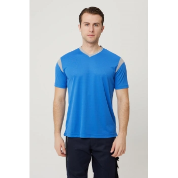 Allium V Yaka Tişört Nefes Alabilir Esnek Ve Şık İş Ve Günlük Kullanım İçin