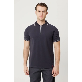 Asperula Polo Yaka T-shirt - Fermuarlı, Nefes Alabilir, Şık Ve Rahat Tasarım