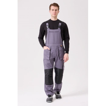 Baccata Bahçıvan Tulum Erkek İş Güvenliği Kot Salopet Dayanıklı Denim Tulum Çok Cepli