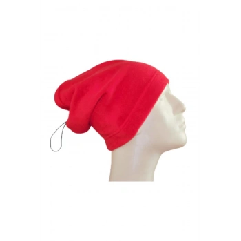 Bağcıklı Polar Bere Boyunluk Çift Kullanım Sıcak Ve Konforlu Tasarım