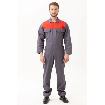 Carica Yazlık Tulum Gri-kırmızı