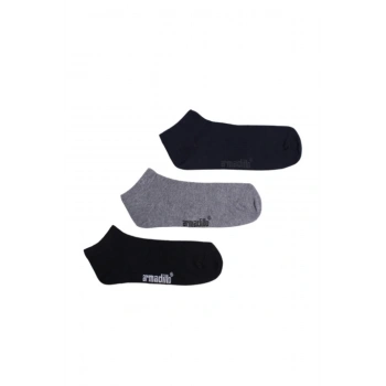 Çorap: Armadillo Premium Bambu Çorap Kısa-patik Gri-lacivert-siyah