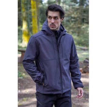 Fiyort Fy 350 Flam2 Softshell Mont Su Ve Rüzgar Geçirmez Outdoor Günlük Erkek Kapüşonlu Mont
