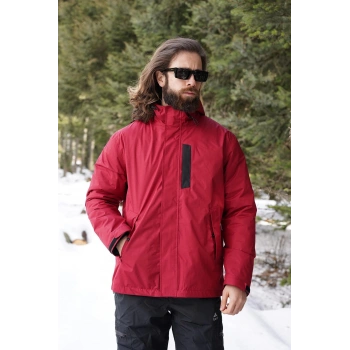 Fiyort Fy 76 Floyen Polarlı Su Geçirmez Outdoor Yağmurluk Mont – Erkek Kapüşonlu Ceket