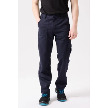 Galanthus Technic Pantolon Erkek Lacivert Kargo Cepli Rahat Kalıp Dayanıklı İş Pantolonu