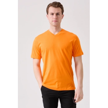 Galanthus V Yaka T-shirt - Nefes Alabilir, Rahat Ve Şık Tasarım