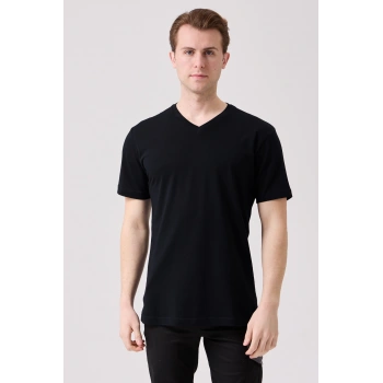 Galanthus V Yaka T-shirt - Nefes Alabilir, Rahat Ve Şık Tasarım