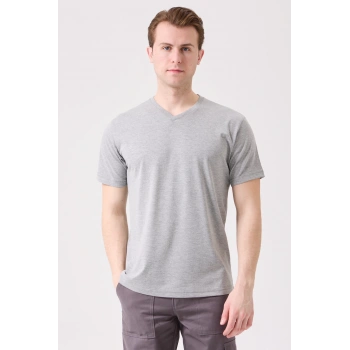 Herba V Yaka T-shirt - Nefes Alabilir, Rahat Ve Şık Tasarım