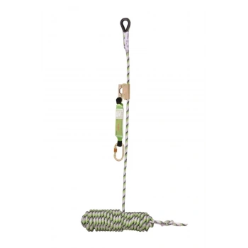 Karam Ky 2003-20 Mt Mobil Düşüş Tutucu – 20 Metre Polyester Statik Halatlı Şok Emicili Sistem