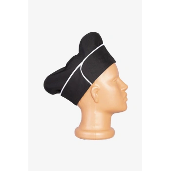 Libani Aşçı Kepi Beyaz-saxmavi