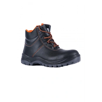Mekap 023r Rolax S3 Deri Çelik Burunlu Suya Dayanıklı İş Botu Siyah