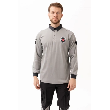 Münih Güvenlik Uzun Kol T-shirt – Kurumsal Güvenlik Personel Kıyafeti