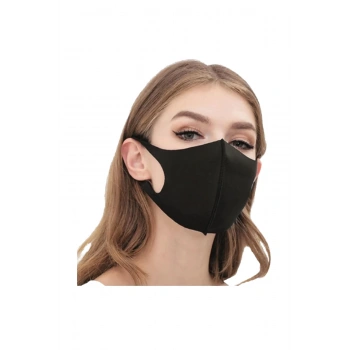 Nano Steril Siyah Yüz Maskesi Yüksek Filtrasyon Ve Şık Tasarım