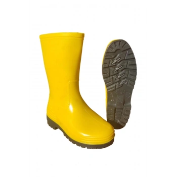 Palalı 103 Kısa Konçlu Su Geçirmez Kaymaz Tabanlı İş Çizmesi