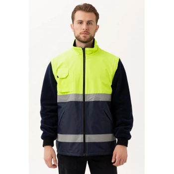 Pendula Mont - Soğuk Havalara Uygun Reflektörlü İşçi Montu – Yüksek Görünürlük