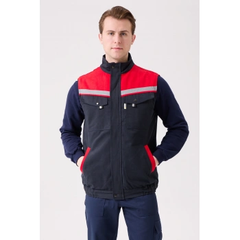 Royal Kışlık İş Yeleği - Sıcak Tutucu, Rüzgar Geçirmez, Çok Cepli Ve Reflektörlü