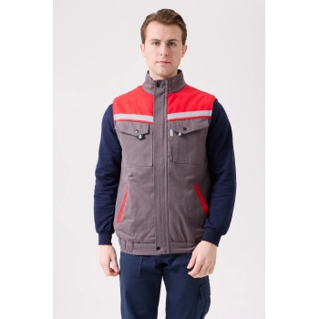 Royal Kışlık İş Yeleği - Sıcak Tutucu, Rüzgar Geçirmez, Çok Cepli Ve Reflektörlü